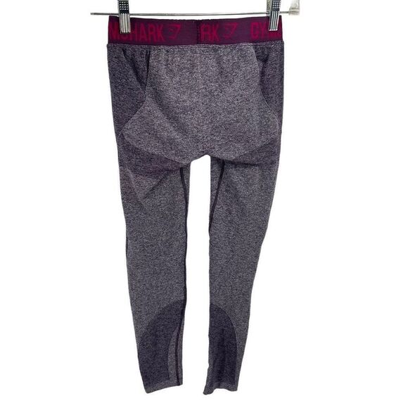 Gymshark Womens Activewear Leggings Seamless Pull On Fitted Purple Size Small - Picture 2 of 9